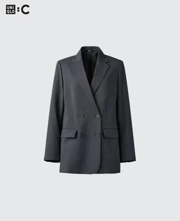 유니클로 더블 자켓 릴랙스 핏