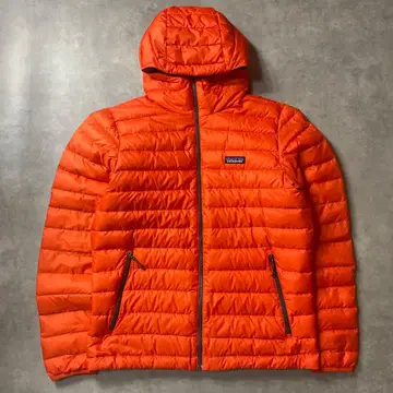 00s Patagonia down sweater hoody orange