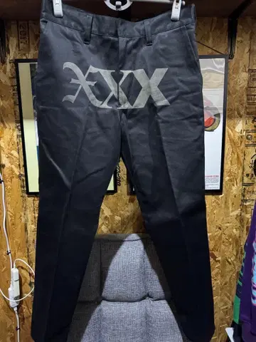GOD SELECTION XXX 워크 팬츠 M 블랙 갓 셀렉션