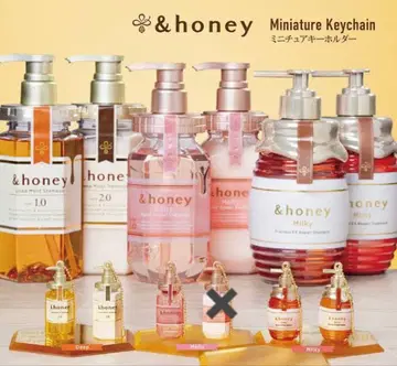&honey 미니어처 키링 앤허니 가챠 세미 컴플리트
