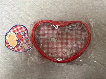 포켓몬 센터 PIKACHU DINER 피카츄 다이너 하트 모양 파우치