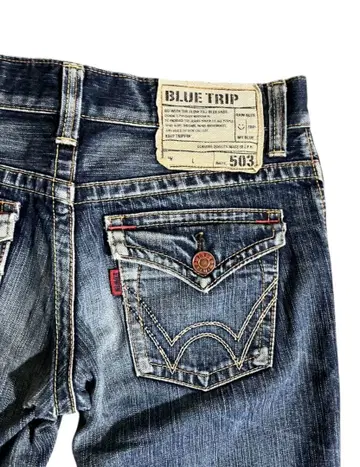 EDWIN 블루 트립 503 데님 청바지 팬츠