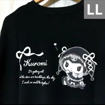 [ 새상품 LL ] Sanrio 월야의 멜로쿠로 쿠로미 트레이닝복 블랙