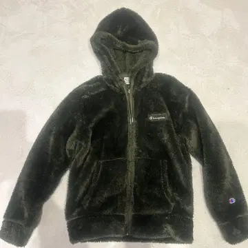 Champion 플리스 자켓 올리브 그린