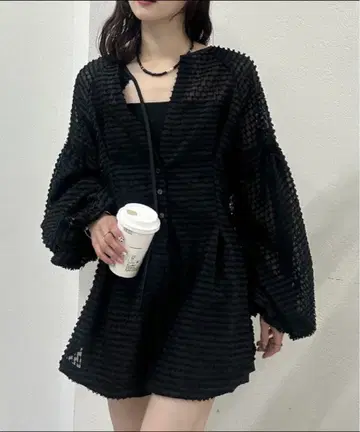 mystic 블랙 가디건