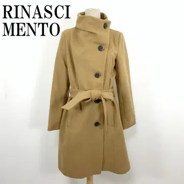 LA8516 리나시멘토 울 코트 카멜 폴리에스테르 아크릴 S