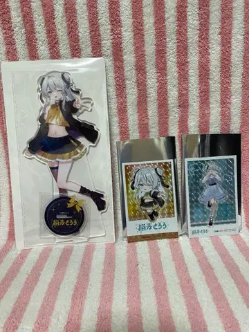 GiGO 한정판 고양이  BIG 아크릴 스탠드 특전 씰 1