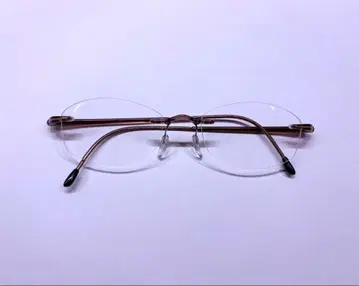 Silhouette 브라운 깃털처럼 가벼운 테 없는 안경 프레임