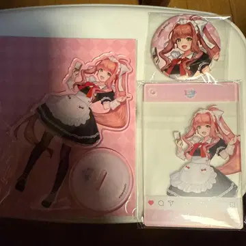 두근두근 문예부 콜라보 카페 모니카 굿즈 세트