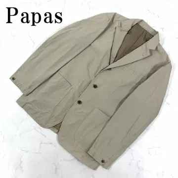 LA8523 파파스 테일러드 자켓 베이지 폴리에스테르 100% L