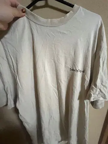 Saucy Dog 빅 실루엣 T셔츠