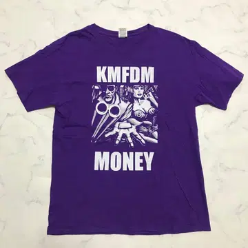 [새상품급] [L 사이즈] KMFDM MONEY 그래픽 T셔츠