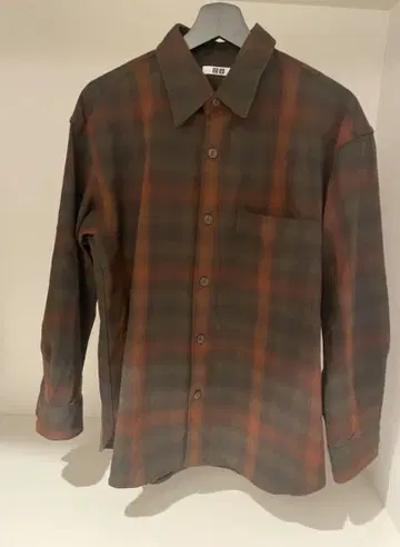 UNIQLO U 유니클로유 헤비 플란넬 오버 사이즈 셔츠 (긴팔)
