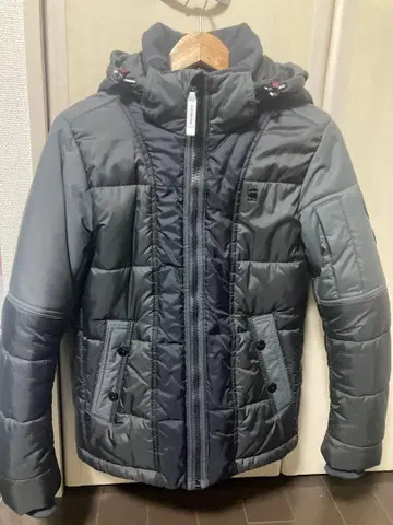 G-STAR RAW 후드 부착 다운 자켓