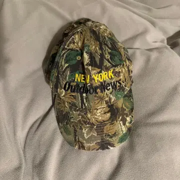 리얼트리 카모플라쥬 캡 남성용 로고 newyork