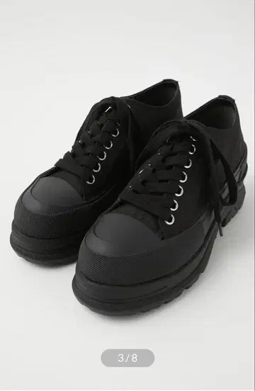 [ MOUSSY ] 통굽 스니커즈 블랙