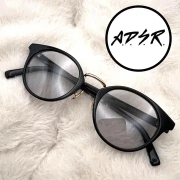 새상품급 A.D.S.R EDDIE 01 안경 블랙 계열 골드 남녀 공용