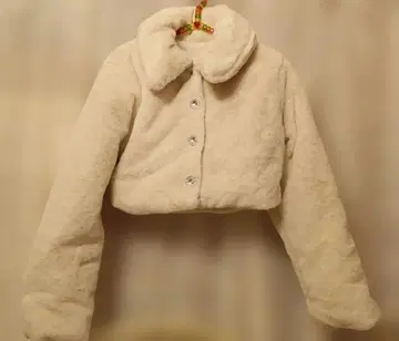 그레일 [ GRL ] 크림색 숏 기장 크롭 자켓