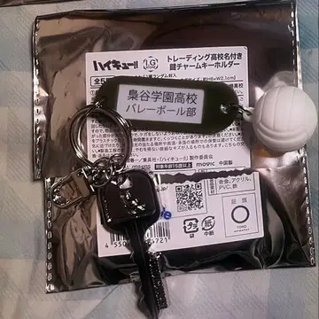 하이큐 트레이딩 고교명 포함 열쇠고리 참 키링