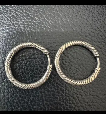 Pandora 실버 후프 귀걸이 상자 없음 새상품급