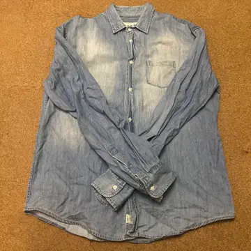 Frank & Eileen LUKE 데님 셔츠 M 사이즈 라이트 블루