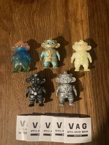 VAG34 친구 2호기 전 5종 세트 컴플리트 TOKY 가챠 소프트 비닐