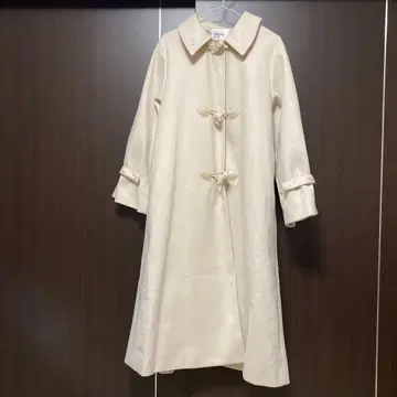 [ 미착용 ] NICE CLAUP 롱 코트 더플 코트