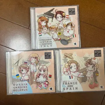 헤타리아 양으로 잘 자 시리즈 3점