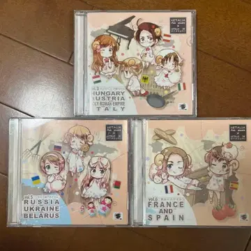 헤타리아 양으로 잘 자 시리즈 3점