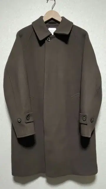 Super120's 롱 멜톤 스텐카라 코트 UNITED TOKYO