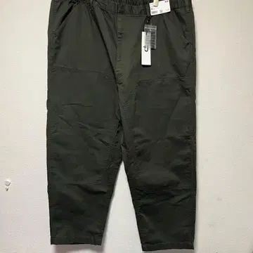 유니클로 +J 이지 워크 팬츠 4XL 다크 그린 빅 사이즈