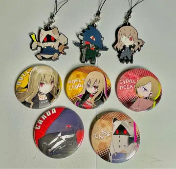 피학의 노엘 굿즈 캔 배지 러버 스트랩 낱개 판매