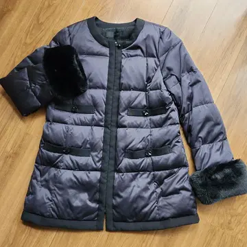 TO BE CHIC 퍼 포함 다운 자켓 40