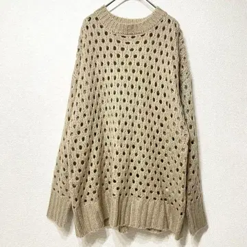 르농큐르 니트 스웨터 베이지 F 긴팔