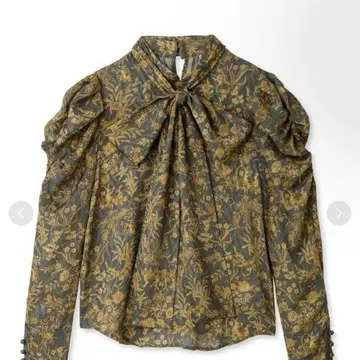 LILYBROWN KEITAMARUYAMA 전개 패턴 보타이 블라우스