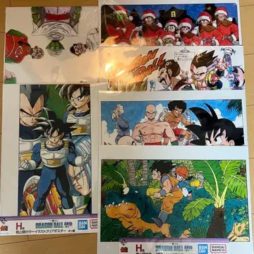 드래곤볼 제일복권 클리어 포스터 6종 세트