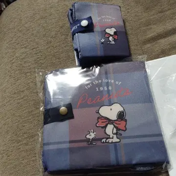 스누피 바닥 플레이트 포함 에코백 set