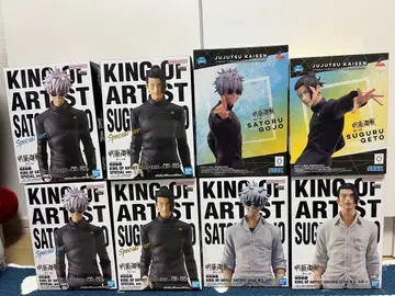 주술회전 KING OF ARTIST 등 피규어 8체 세트