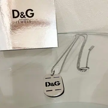 [박스 포함/새상품급] D&G 도그택 체인 목걸이