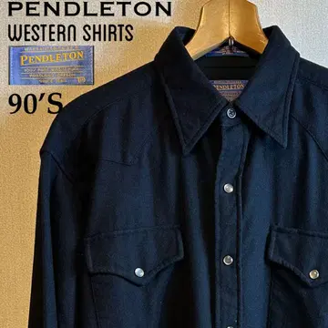 [ 새상품급 ] PENDLETON 90's Western shirt 단색