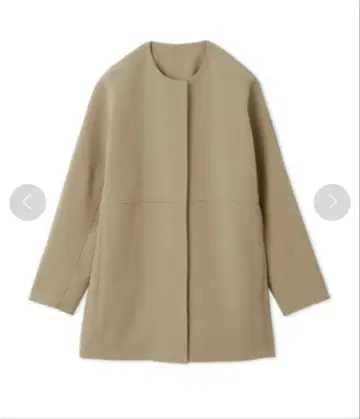 Mila Owen 미들 기장 노카라 코쿤 자켓