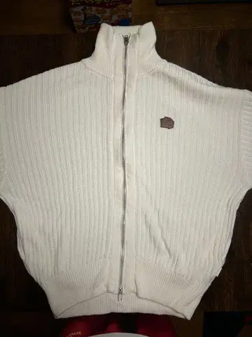 Perushu 루즈 포켓 드라이버즈 니트 L 사이즈