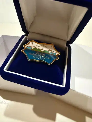 한정판 오사카 헬스케어 파빌리온 핀 배지 EXP2025