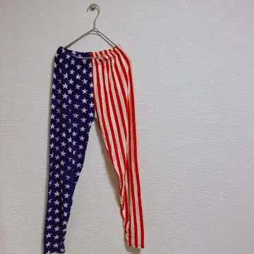 미국 국기 디자인 팬츠