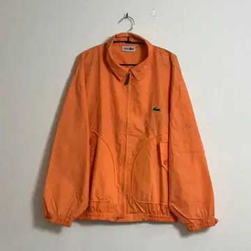 70s LACOSTE 블루종 긴팔 레어 컬러 오렌지 라코스테