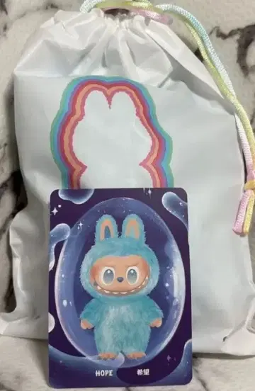 LABUBU 봉제 인형 big into energy 정품 Hope 희망