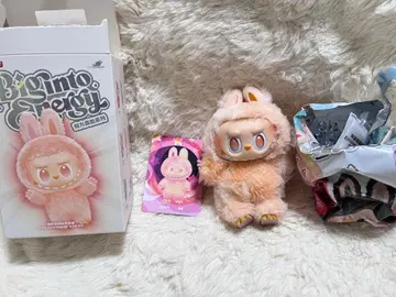 라부부 labubu POPMART 봉제 인형 [ 새상품, 미사용 ]