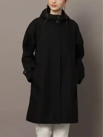 DRESSTERIOR 고밀도 트윌 후드 코트