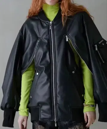 PRANK PROJECT 인조 가죽 MA-1