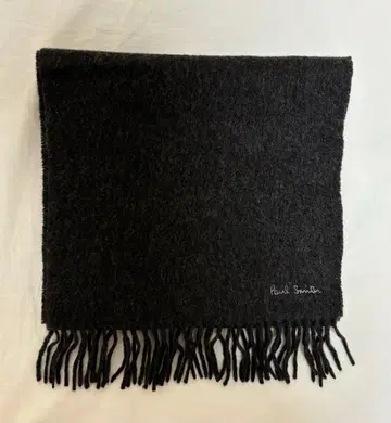 [캐시미어 100%] 폴스미스 머플러 무지 그레이 남녀 공용 독일제